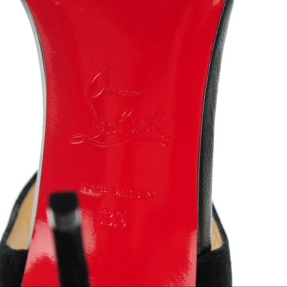 ‼️SOLD‼️Christian Louboutin Patent Suede Sandals - Picture 5 of 7